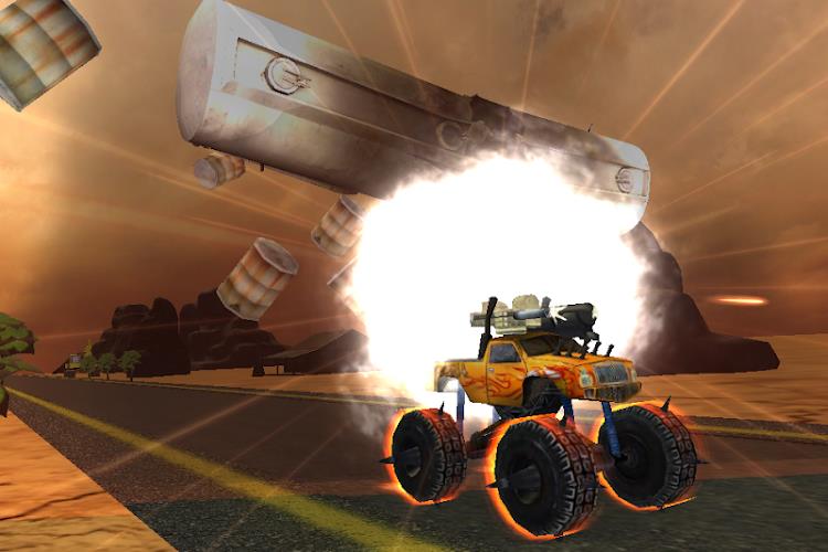 Crazy Monster Truck Fighter - captura de pantalla 