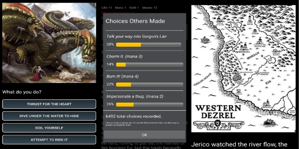 Dungeons and Decisions RPG Captura de pantalla 3