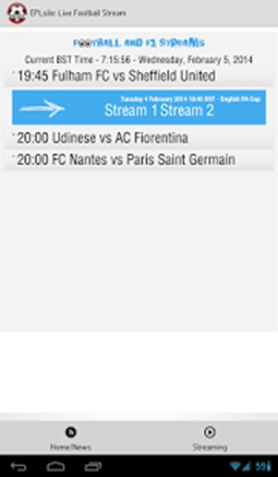EPLsite: Live Football Stream स्क्रीनशॉट 3