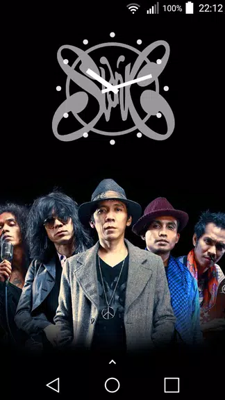 Slank Clock Widget captura de pantalla 