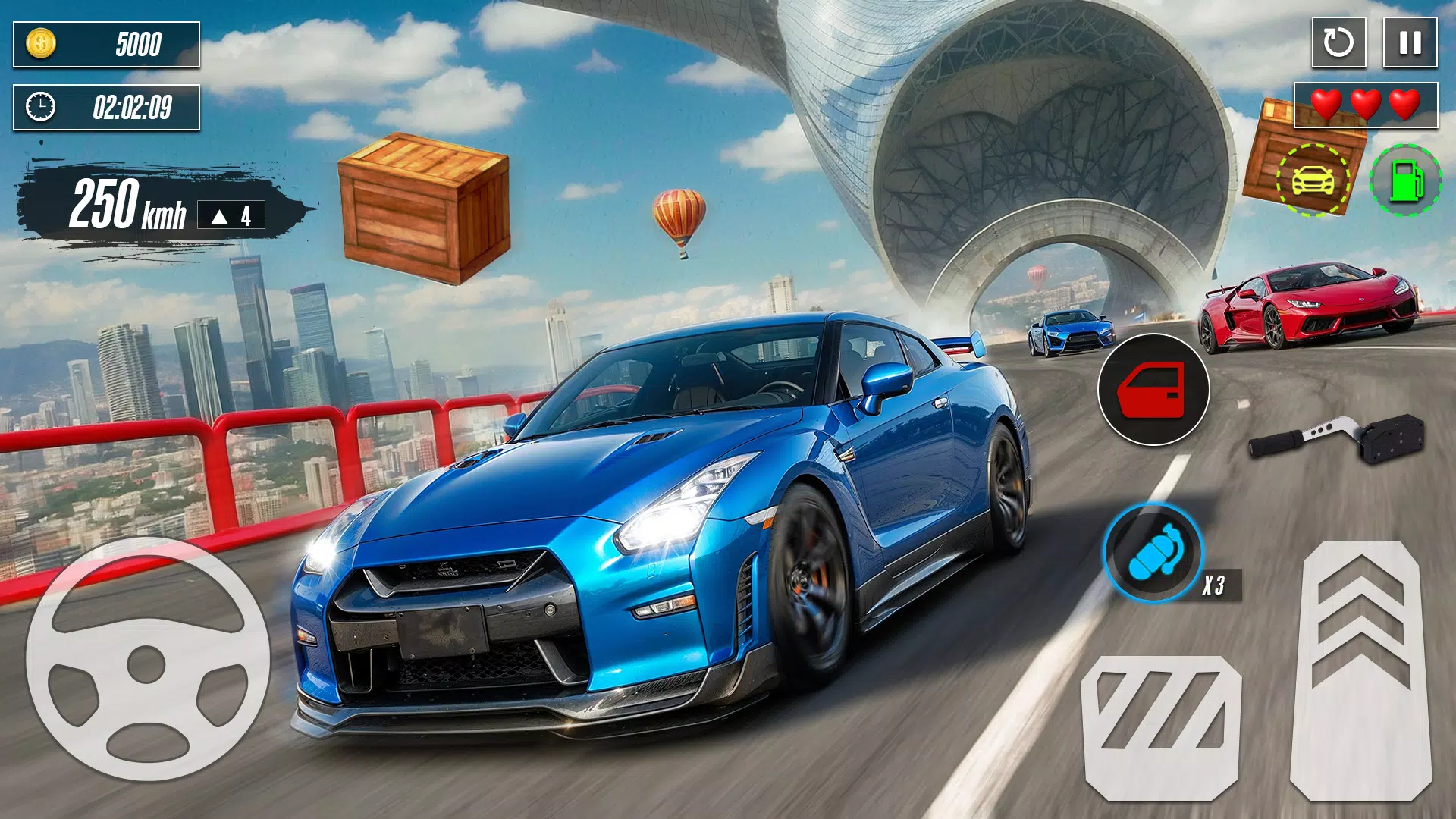 Mega Ramp Stunt: GT Car Racing应用截图第3张