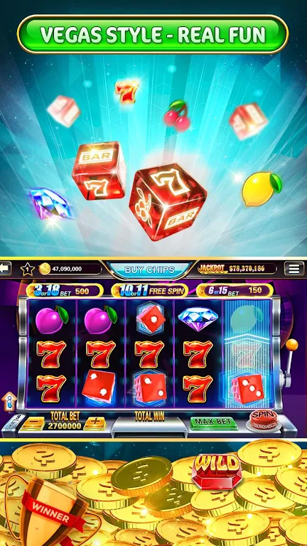 Lucky Vegas Casino: Slots Game ဖန်သားပြင်ဓာတ်ပုံ 4