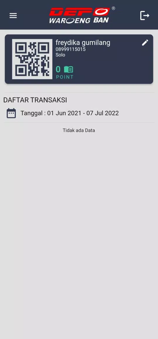 Depo Waroeng Ban Screenshot 2