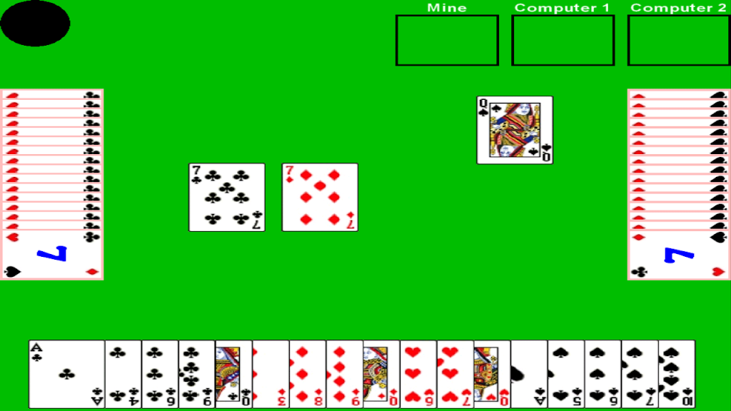 Seven Card Game - Simple and Fun Game captura de pantalla 