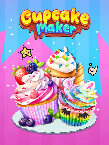 Cupcake Maker: Unicorn Cupcake ဖန်သားပြင်ဓာတ်ပုံ 1