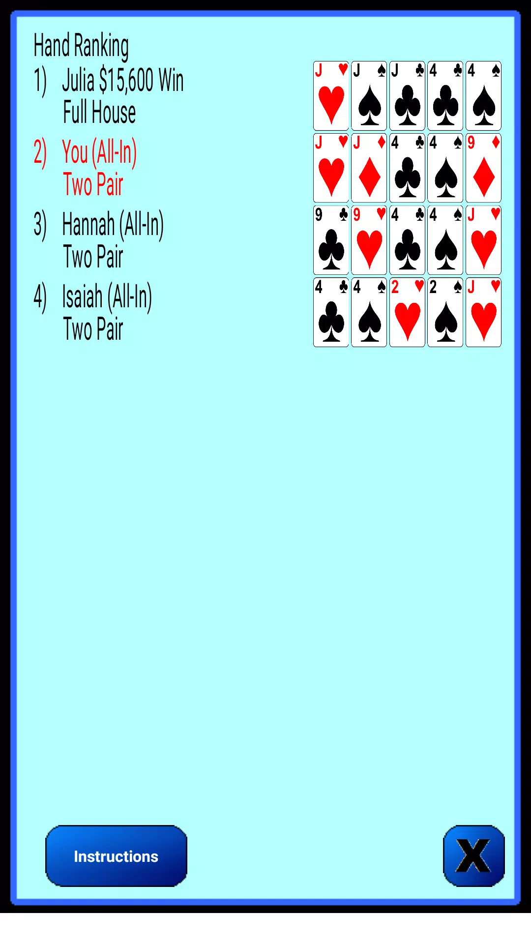 Texas Hold'em Poker Screenshot 2