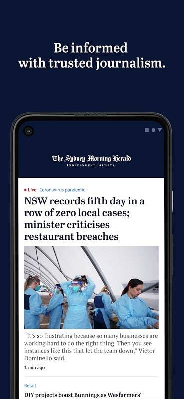 The Sydney Morning Herald Screenshot 1