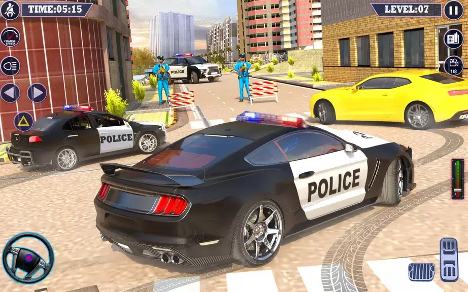 Police Car Driving Games 3D ekran görüntüsü 4