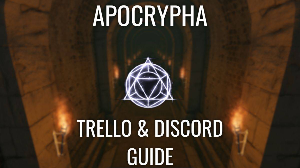 Opisyal na Apocrypha Trello at Discord