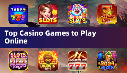 Nangungunang mga laro sa casino upang i -play online