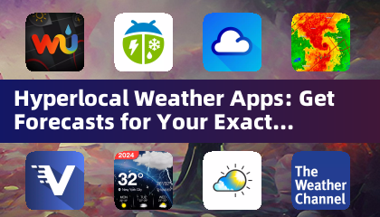 แอพสภาพอากาศ Hyperlocal: รับการคาดการณ์สำหรับตำแหน่งที่แน่นอนของคุณ