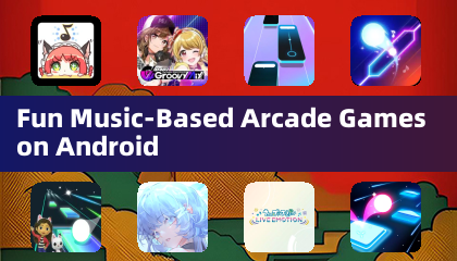 Androidで楽しむ音楽ベースのアーケードゲーム