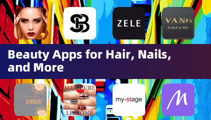 Aplicaciones de belleza para cabello, uñas y más