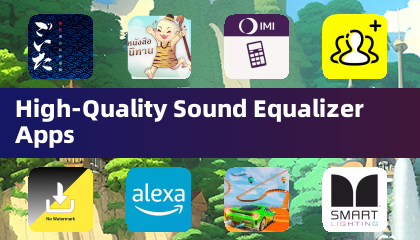 高品質サウンドイコライザアプリ
