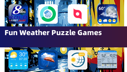 Fun Weather Puzzle Games
