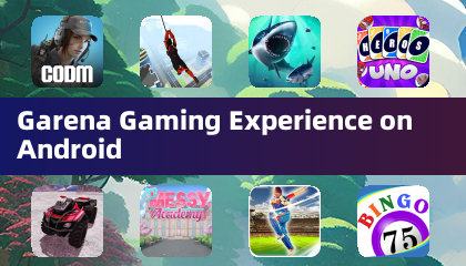 Expérience de jeu Garena sur Android