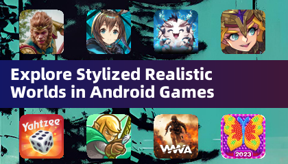 Explore mundos realistas estilizados nos jogos para Android