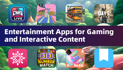 게임 및 인터랙티브 콘텐츠용 엔터테인먼트 앱