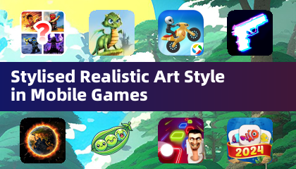 모바일 게임에서 스타일리시한 사실적인 아트 스타일